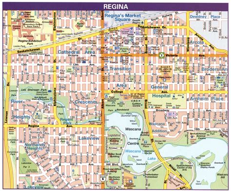 Regina Map .
